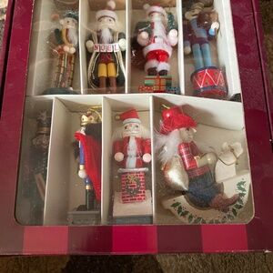 Wooden Mini nutcracker Ornaments
